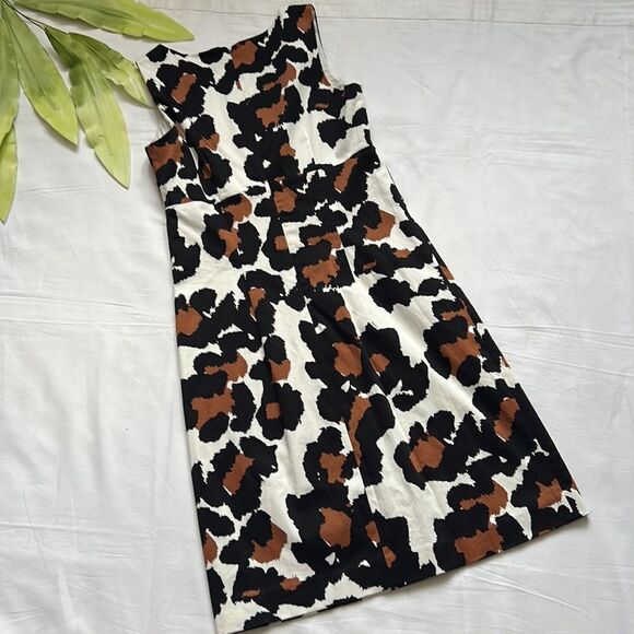 ⭐️MICHAEL Michael Kors Sleeveless Beaded Leopard Print Dress⭐️ - Picture 4 of 7